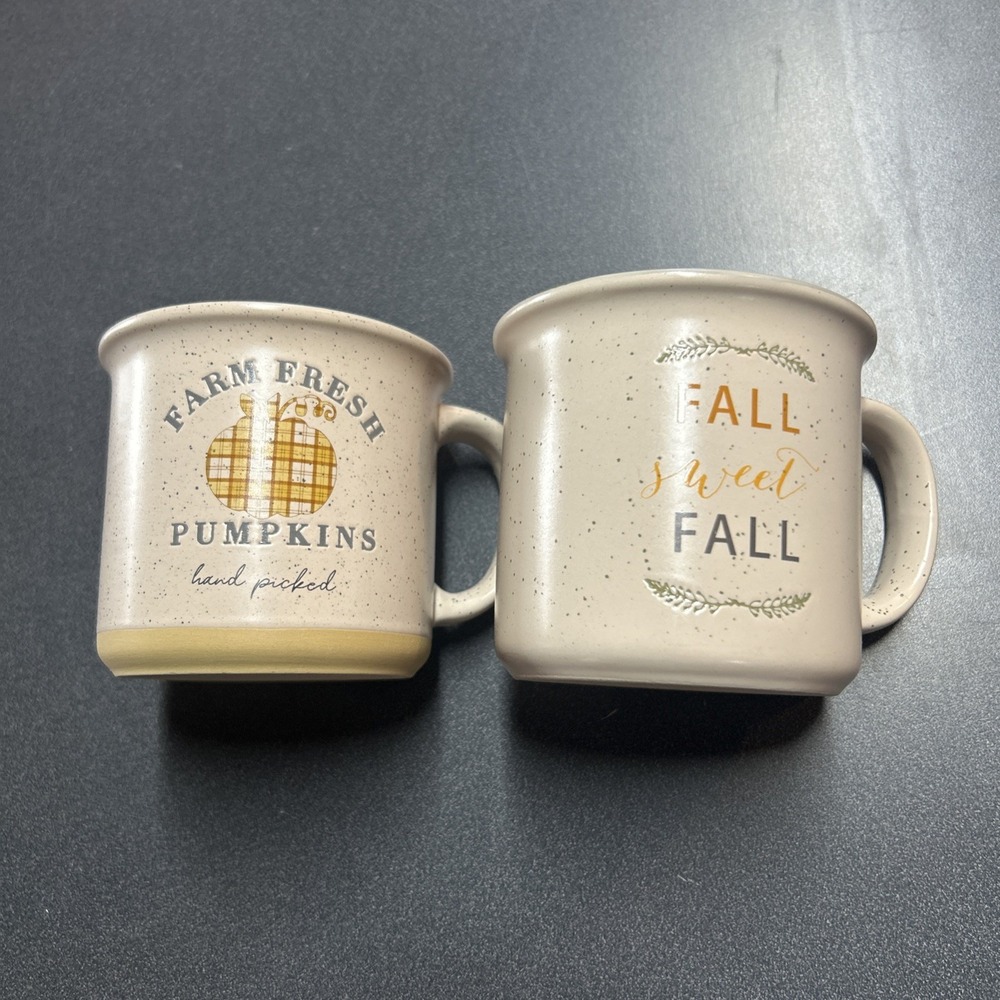 Better Living HELLO FALL Sunflower Coffee Mug Set